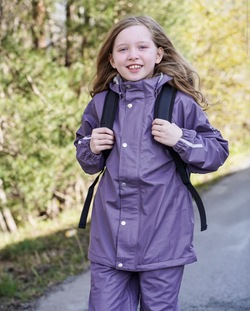 Kattnakken regnsett junior Blåbærmelk Blåbærmelk - Kattnakken