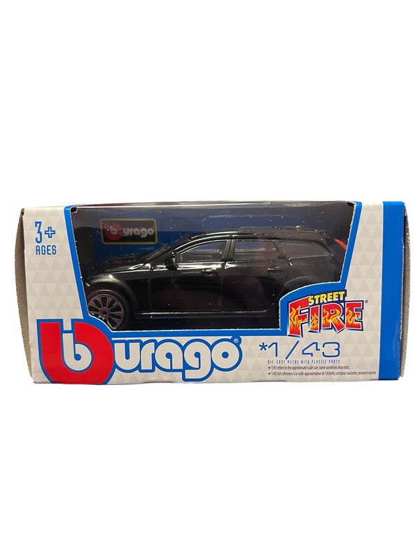 Burago 1:43 Street Fire metallbil Svart - Burago