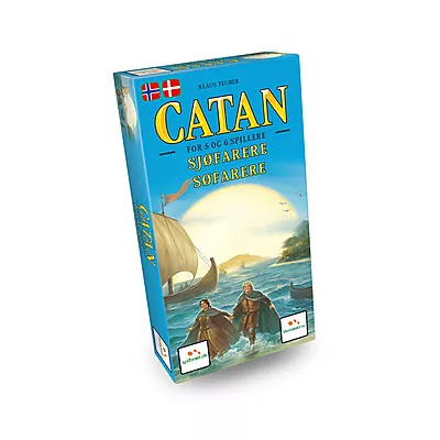 Catan: Sjøfarere 5-6 (NO) utvidelse utvidelse 5-6 spillere sjøfarere - Brettspel