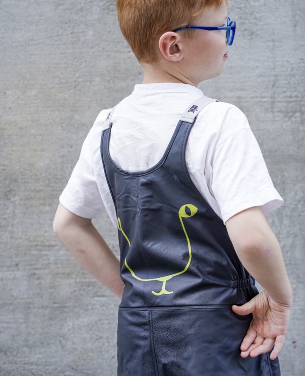 Kattnakken seleregnbukse barn Kattesvart - Kattnakken