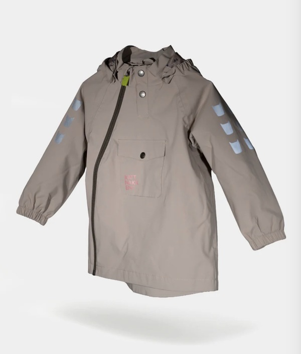 Kattnakken Vindjakke Lys Bark Lys Bark - Kattnakken