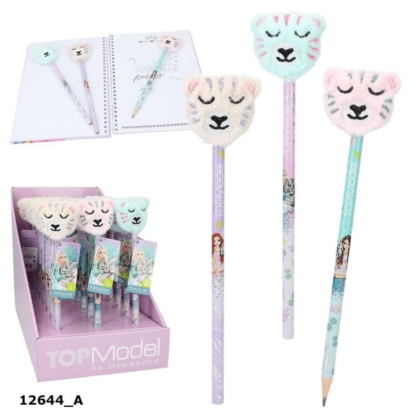 TOPModel Blyant med tiger FANTASY TIGER Turkis - Top Model