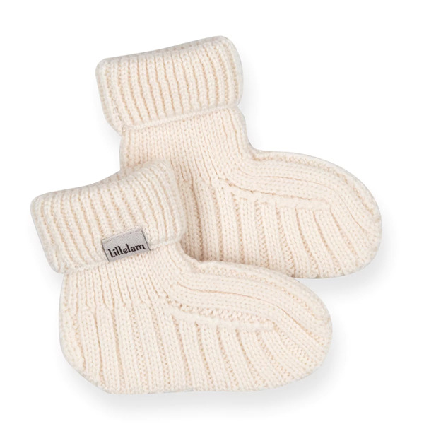Lillelam tøfler baby natur - KREMHVIT kremhvit - Lillelam