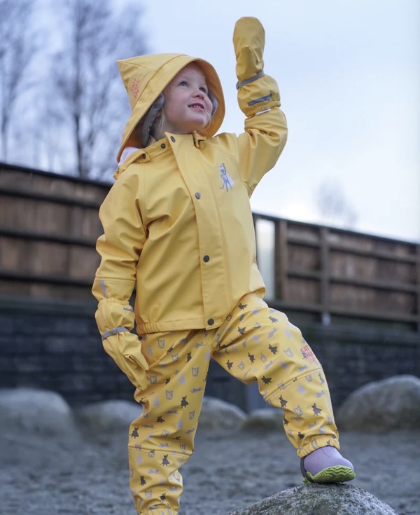 Kattnakken Regnsett Plask Bananskum Bananskum - Kattnakken
