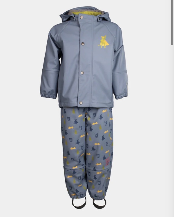 Kattnakken Regnsett Plask Mjuk Blå Mjuk blå - Kattnakken