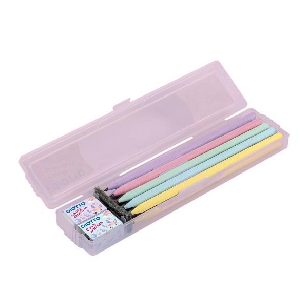 GIOTTO CANDY COLLECTION GRÅBLYANT 10 PK MED SPISSER OG VISKELÆR 10 pk - Giotto