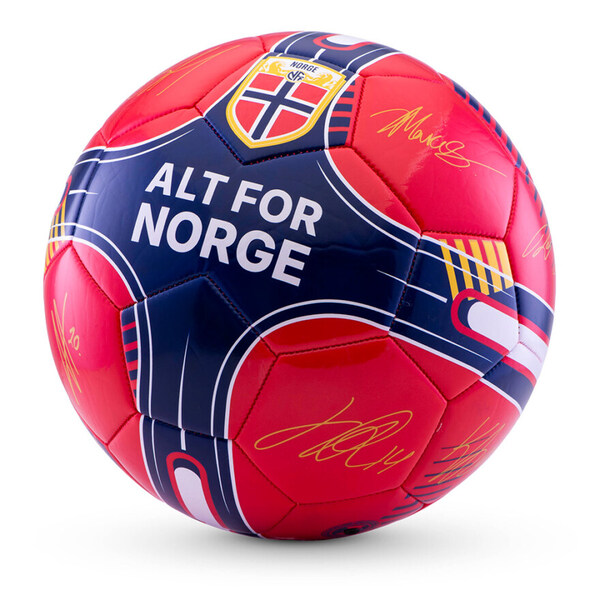 NFF FC  Fotball Rød og blå - Str. 5 Rød - Småvarer