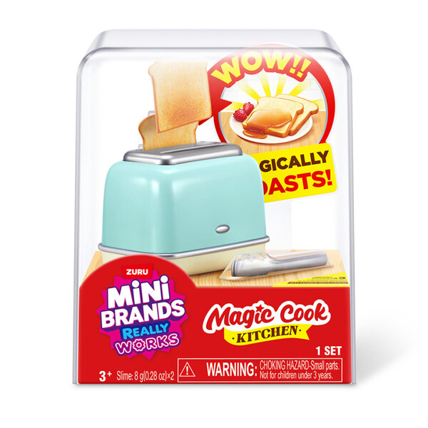 Mini Brands Really Works Magic Cook Kitchen S1 Brødrister - Leiker