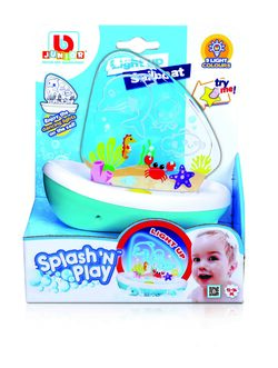 BB JUNIOR SPLASH N PLAY LYSENDE SEILBÅT SEILBÅT - BB Junior