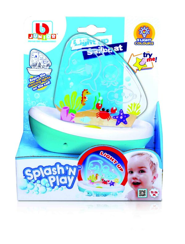 BB JUNIOR SPLASH N PLAY LYSENDE SEILBÅT SEILBÅT - BB Junior