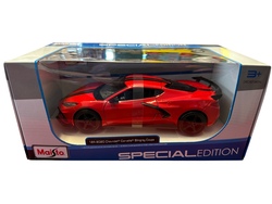 1:24 2020 Chevrolet Corvette C8 Stingray Coupe Raud - Maisto