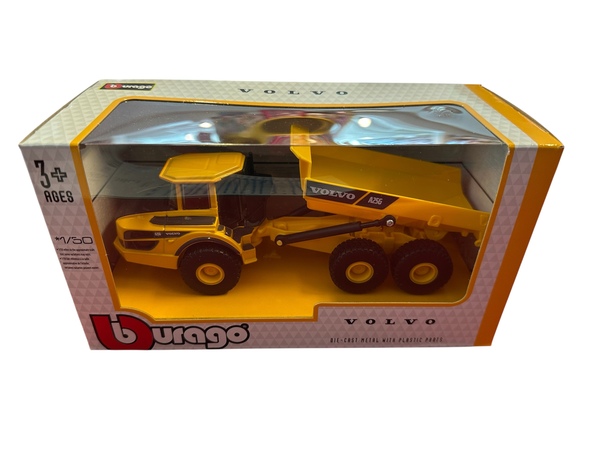 BBurago 1:50 VOLVO A25G ARTICULATED HAULER Dumper - Burago