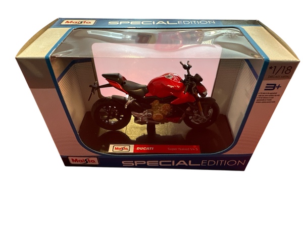Maisto 1:18 MOTORBIKE Ducati Super Naked V4 s DUCATI SUPER NAKED V4 S - Burago