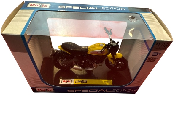 Maisto 1:18 MOTORBIKE Ducati Scrambler Icon Ducati Scrambler Icon - Burago