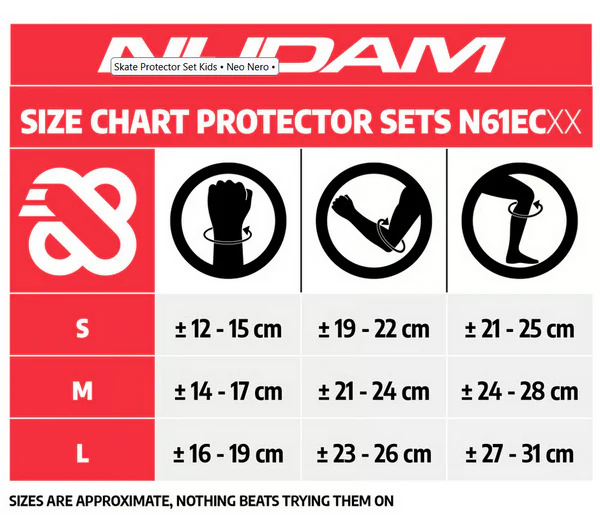 Nijdam beskyttelsessett Small Small - Sport Me