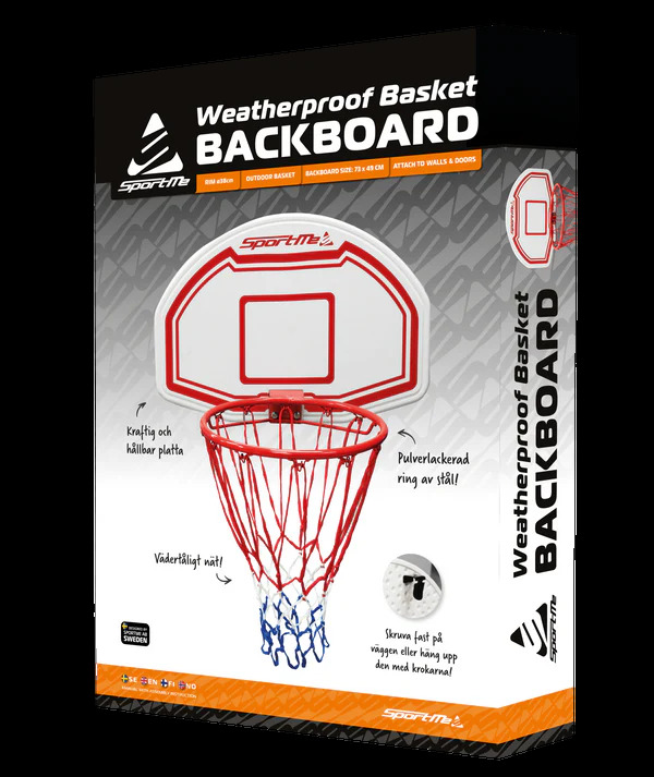 SportMe Basketballkurv med plate Basketkurv - Sport Me