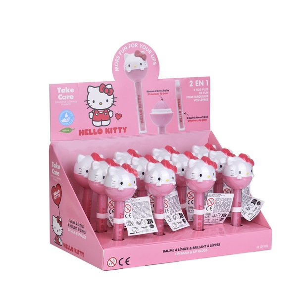 Hello Kitty LIP BALM & GLOSS LOLLIPOP Hello Kitty - Hello Kitty