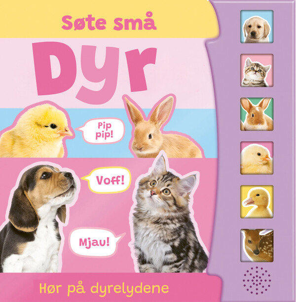 Lekebok med lyd Søte små dyr Søte små dyr - Egmont Litor