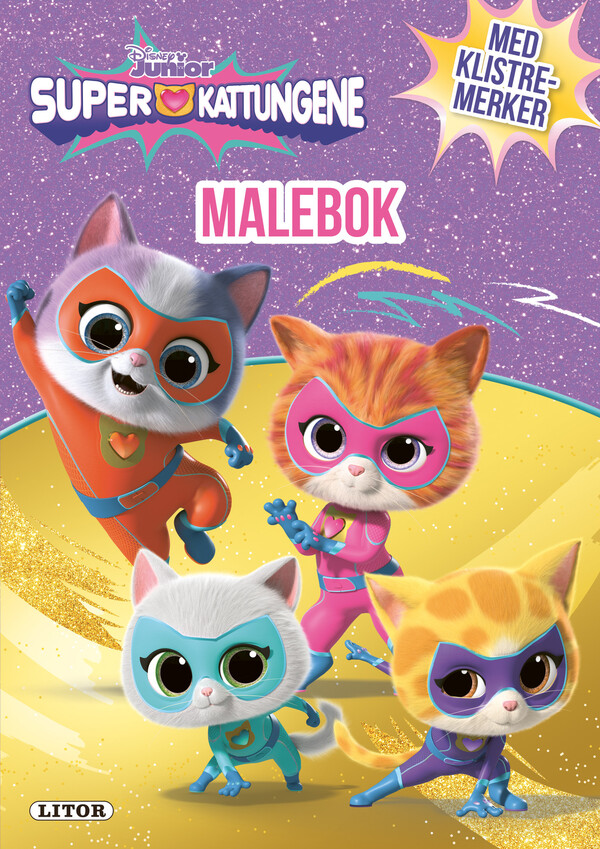 Malebok WD Superkattungene Superkattungene - Egmont Litor