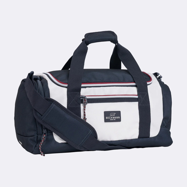 Duffelbag Sport, Navy White Navy white - Beckmann
