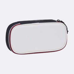 Oval pencil case Sport Junior, Navy White Navy white - Beckmann