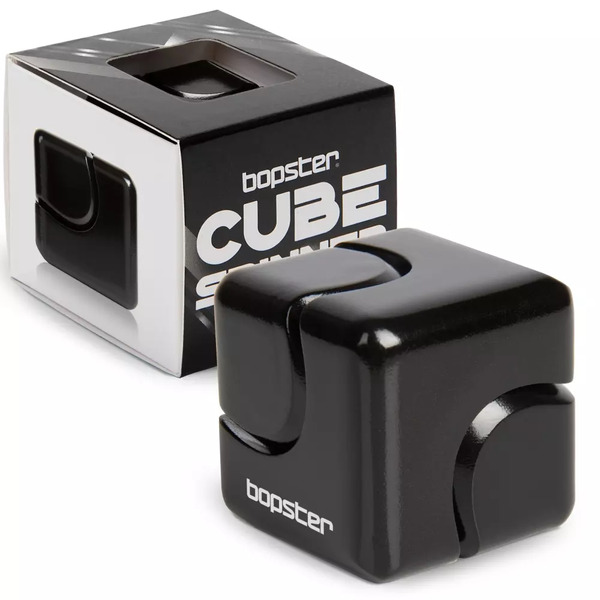 BOPSTER FIDGET KUBE SPINNER - SVART Svart - Småvarer