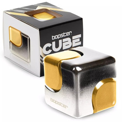 BOPSTER FIDGET KUBE SPINNER - GULL OG SØLV Gull og sølv - Småvarer