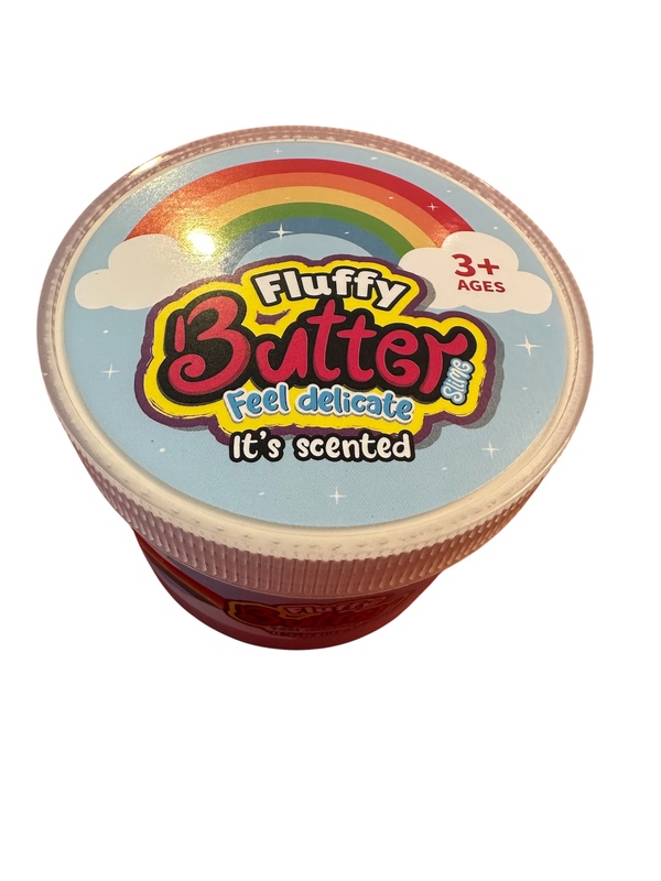 Fluffy Butter m/lukt regnbue - Fidget Toys