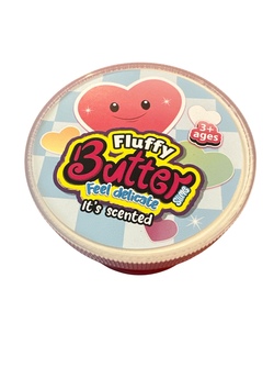 Fluffy Butter m/lukt HJERTE - Fidget Toys