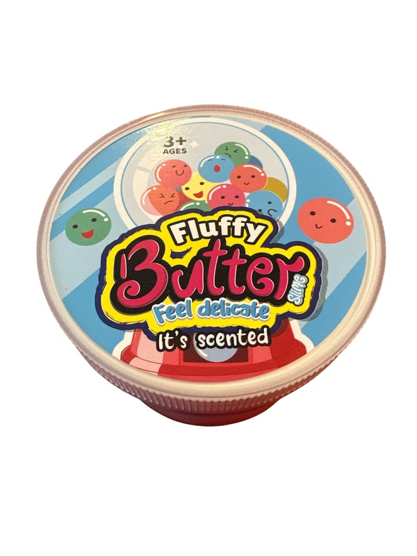 Fluffy Butter m/lukt Tyggismaskin - Fidget Toys