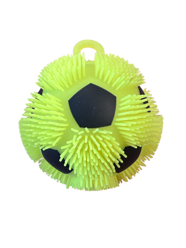 Puffer ball 16cm fotball Gul - Fidget Toys