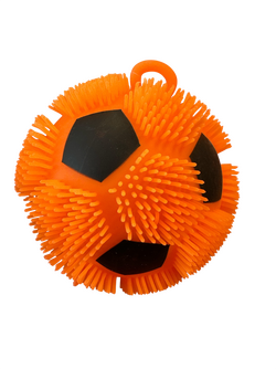 Puffer ball 16cm fotball Oransje - Fidget Toys