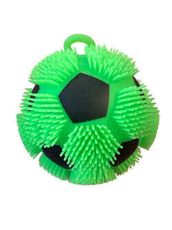 Puffer ball 16cm fotball Grøn - Fidget Toys