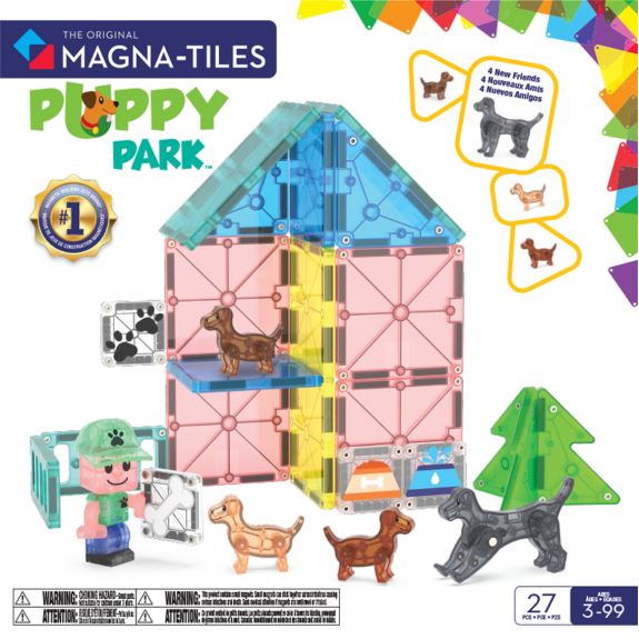  MAGNA-TILES Puppy Park 27 pcs Puppy park - Liniex