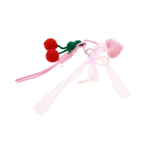 BAG CHARM RØD KIRSEBÆR TINKA Rød kirsebær - Tinka