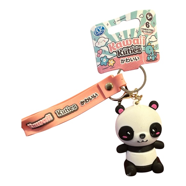 Kawaii nøkkelring med stropp Panda - Småvarer