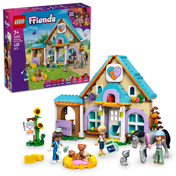 LEGO 42651 Dyreklinikk med hest og kjæledyr 42651 - Lego friends