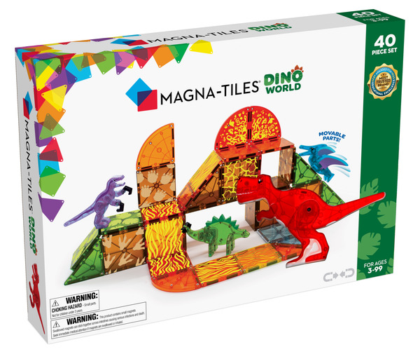MAGNA-TILES® Dino Verden 40 deler Dino world - Liniex