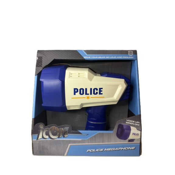  New ICON Politimegafon med sirene Police Megaphone - Leiker