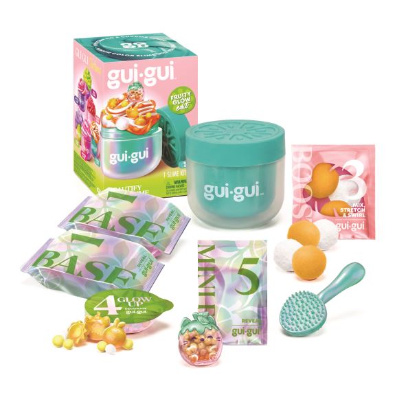 GUI GUI Slime FRUITY GLOW, CDU Fruity glow ananas - Liniex