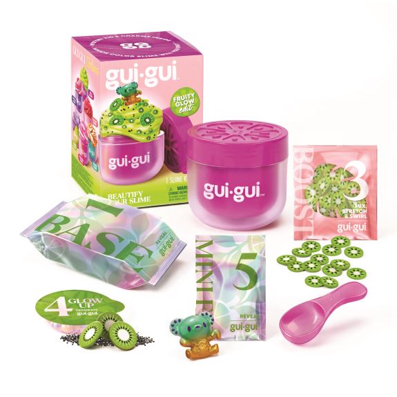 GUI GUI Slime FRUITY GLOW, CDU Fruity glow kiwi - Liniex