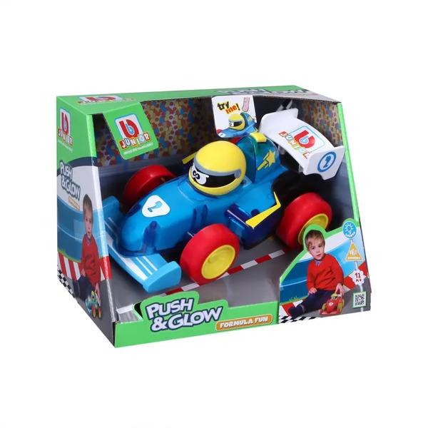Burago Junior - Push & Glow F1 Car F1 bil - BB Junior
