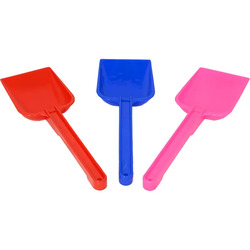 Sandspade 25 Cm Rød/Blå/Sort/Rosa - plasto