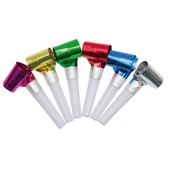 Partyblåser Metallic Mix 6-pk Partyblåser Metallic Mix 6-pk - Bursdag/Fest