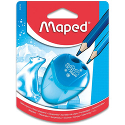 Blyantspisser MAPED Ergo dobbel Blå - Kontorutstyr