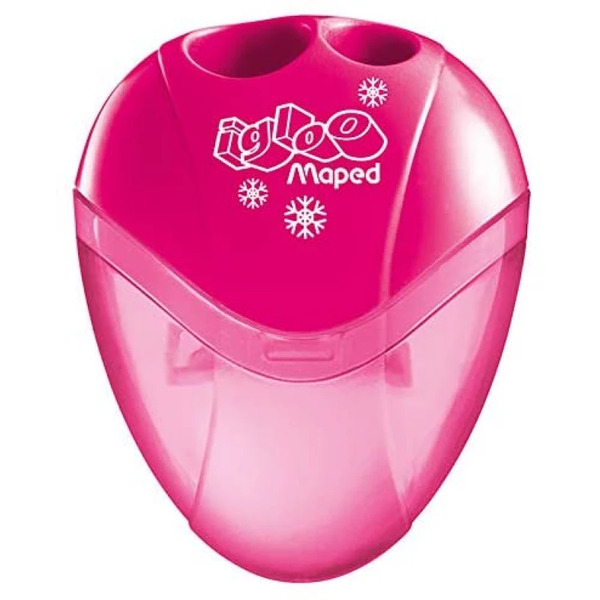 Blyantspisser MAPED Ergo dobbel Rosa - Kontorutstyr