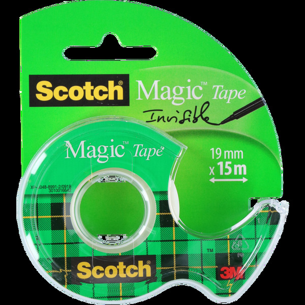 Scotch Tape 19mm x 15m klar - Kontorutstyr