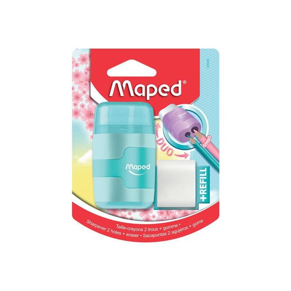 Blyantspisser MAPED m.refill Blå - Kontorutstyr
