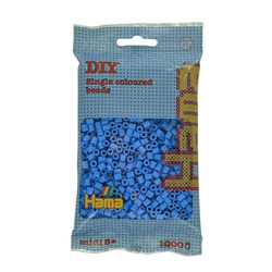 Hama Midi Beads 1000 pcs Sky Blue Sky Blue - hama
