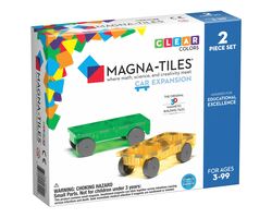MAGNA-TILES® Biler 2 stk. utvidelsessett 2stk Biler - Liniex